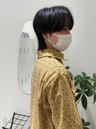 ミディアム ヘアアレンジ メンズ メンズZina代表 田端 麗治のヘアスタイル