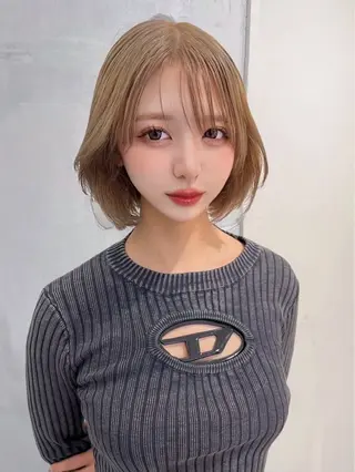 ミディアム 韓国レイヤーカット/ 縮毛矯正/羽田航のヘアスタイル