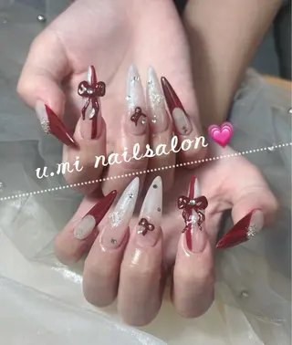 ネイル U·Mi nail salon所属・U·MI 長さ出し専門店のネイルデザイン