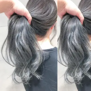 セミロング カラー BOX mico.のヘアスタイル