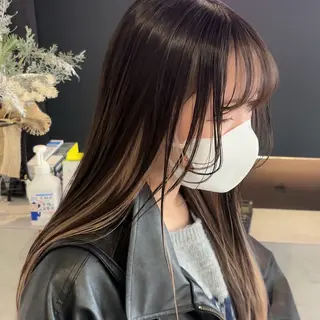 ロング カラー Ren. 🦋デザインカラーのヘアスタイル