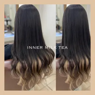 ロング カラー ヘアアレンジ 🦋 SHION 🦋のヘアスタイル