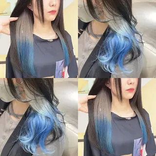 カラー 渋谷:インナーカラー ／🍒エリカ🍒のヘアスタイル