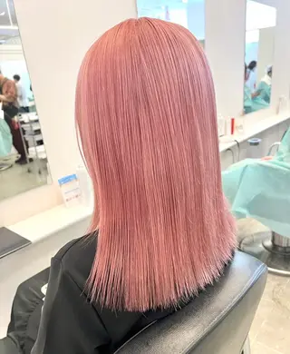 セミロング カラー ParveMix🍀 藤原愛未のヘアスタイル