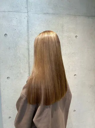 ロング カラー ヘアアレンジ ボブ艶モテカラー🫧 カリンのヘアスタイル