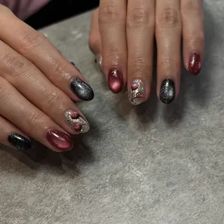 ネイル nagaoフィルイン パラジェル長さだしのネイルデザイン