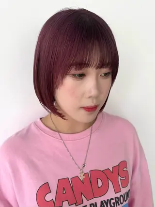 ミディアム カラー Nico所属・ご予約は2月まで！ maho‪🐈🎀のヘアスタイル