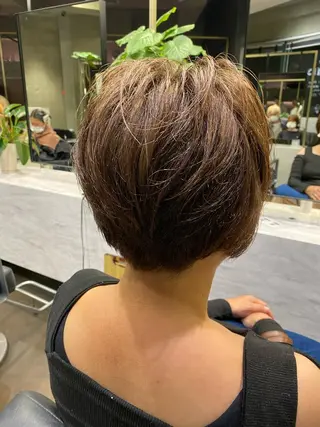 ショート カラー ROBBY所属・松井美樹/似合わせ ガーリー・韓国のヘアスタイル