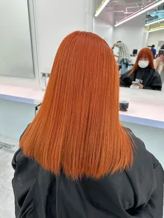 セミロング カラー ヘアアレンジ 🤍透明感カラー🤍 ブリーチ🤍AINEのヘアスタイル