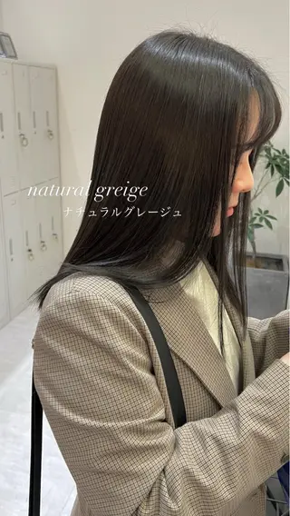 セミロング 透明感カラー🍃 レイヤースタイル✨葵のヘアスタイル