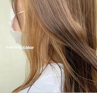 ロング カラー 顔周りレイヤー 🎀マリノのヘアスタイル