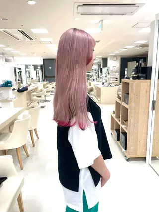 ロング カラー ヘアアレンジ 🍒KIKUCHI KANAE🍒のヘアスタイル