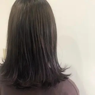 セミロング カラー WHITE所属・WHITE 田中智之のヘアスタイル