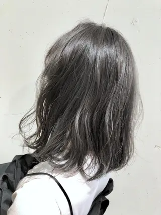 ミディアム カラー パーマ ヘアアレンジ 【ツヤ髪美容師】 ツダケイスケのヘアスタイル