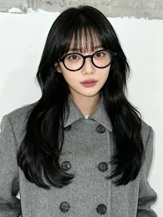 ロング 韓国レイヤーカット 🫧大阪梅田レイヤーのヘアスタイル