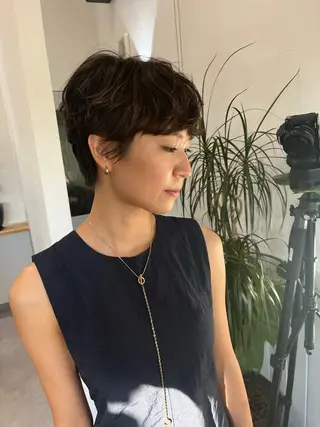 ショート ボブ/レイヤー/ ショートcovo代表のヘアスタイル