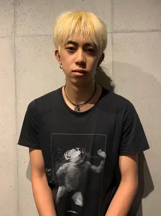 カラー メンズ 似合わせウルフ/ レイヤー/山本祐輔のヘアスタイル