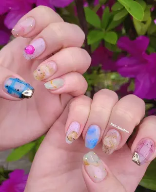 ネイル 3dパーツ/流行り 👧shushu❤️のネイルデザイン