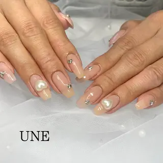 ミディアム UNE.【ユヌ】 Jr.NANAのネイルデザイン