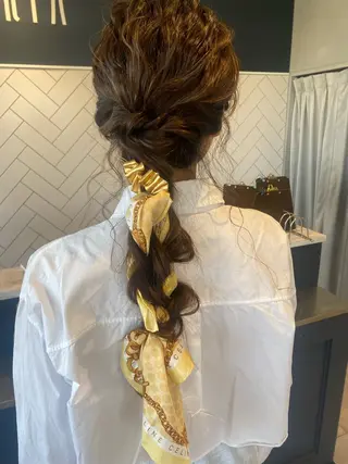 ロング ヘアアレンジ 久保田 茜のヘアスタイル