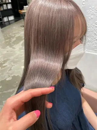 ロング カラー ヘアアレンジ ネイル マツエク・マツパ 【柔らか透明感✨/ 似合せ前髪】大石葉月のヘアスタイル