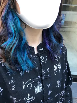 ミディアム カラー 原宿サロン代表 デザインカラー伊藤卓のヘアスタイル