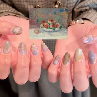 ネイル 🎀 Hiyubi._.nail 🫧所属・🎀フェイ フェイ🫧💗のネイルデザイン