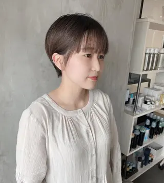 ショート カラー ヘアアレンジ stylist/蛯谷 珠里のヘアスタイル