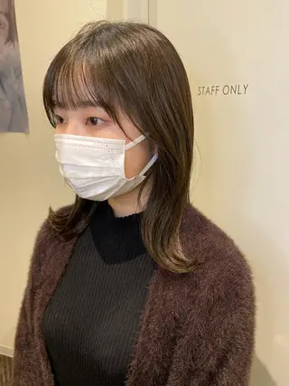 ミディアム パーマ 🚀MOEKA ᵕ̈ ハイトーン💫のヘアスタイル