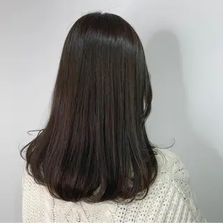 セミロング カラー HARUKA韓国ヘア /Luana梅田のヘアスタイル