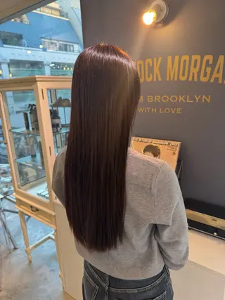 ロング カラー 田中 勇也のヘアスタイル