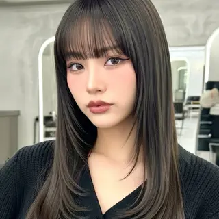 ミディアム UEKI MIYUのヘアスタイル