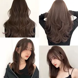 セミロング 表参道/レイヤー/ 髪質改善/ryoのヘアスタイル