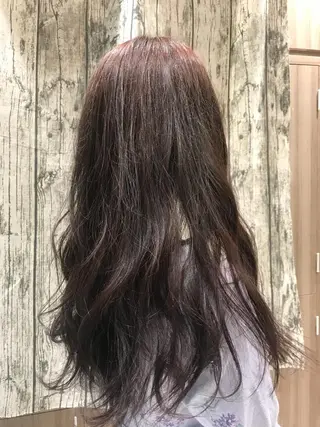 ロング カラー 縮毛矯正/髪質改善 /韓国風　山川春輝のヘアスタイル