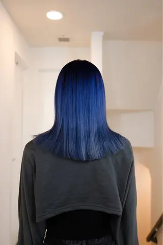 セミロング カラー ヘアアレンジ 🦠デザインカラー/ 魚瀬あおい🦠のヘアスタイル