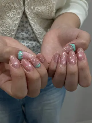 ネイル GO TODAY 吉祥寺Glint所属・うの 韓国ﾈｲﾙ໒꒱⋆⭒˚のネイルデザイン