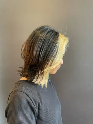 ミディアム カラー パーマ指名No.1 /Ryosuke.のヘアスタイル