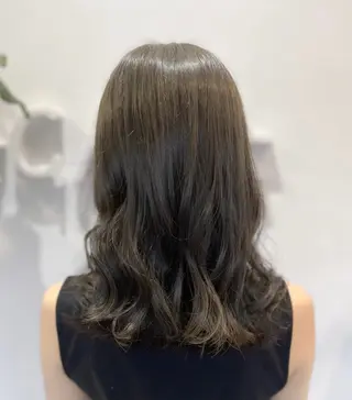 ミディアム カラー 透明感カラー／ 艶感カラー／RAMUのヘアスタイル