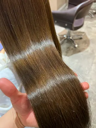 セミロング カラー レイヤー×髪質改善 マネージャー安藤光司のヘアスタイル