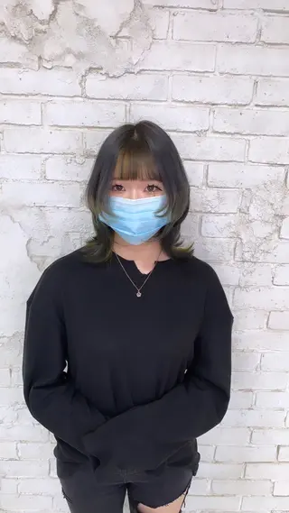 ミディアム L STUDIO心斎橋店所属・派手髪支持率No1 Eisukeのヘアスタイル