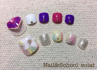 ネイル センター南 eclatのネイルデザイン