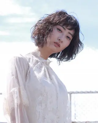 ショート カラー ヘアアレンジ GiseL天神カラー 髪質改善/ブリーチのヘアスタイル