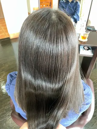 セミロング La Ruelle 髪質改善Yanoのヘアスタイル