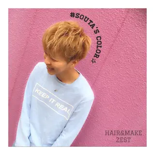 ヘアアレンジ メンズ ange☞ soutaのヘアスタイル