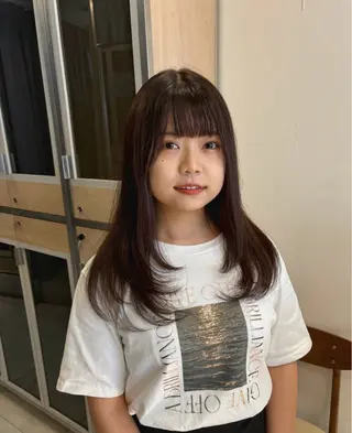 ロング カラー ヘアアレンジ 艶髪/レイヤーカット 🐣misakiのヘアスタイル