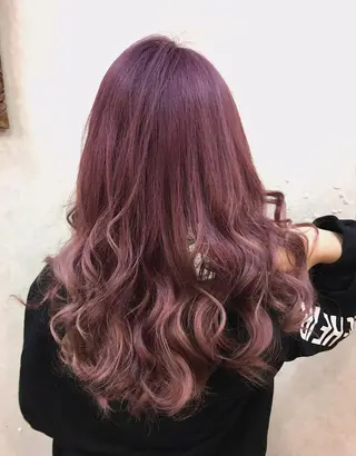 セミロング カラー 韓国ヘア🤍髪質改善 🇰🇷AKANEのヘアスタイル