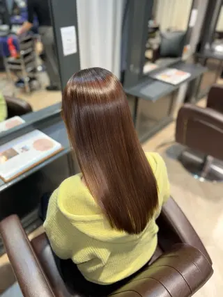 セミロング リピート90%超/縮 毛矯正/髪質改善井口のヘアスタイル