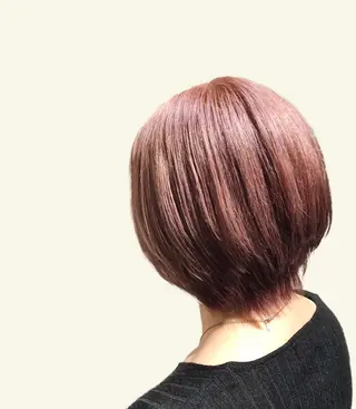 ショート カラー ケアブリーチ /髪質 改善/古橋圭史郎のヘアスタイル