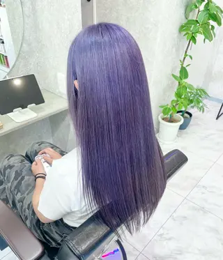 ロング 🦋ハイトーン🦋 石山 希理🦋のヘアスタイル