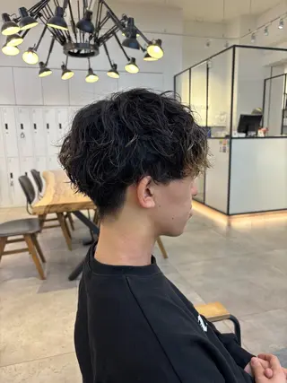 ショート パーマ メンズ men's/perm colorDaijuのヘアスタイル